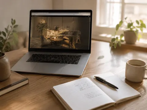 Laptop und Notizbuch als verwandtes Blog-Thema