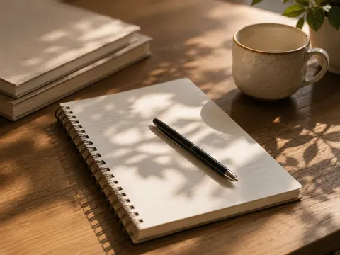 Notizbuch und Kaffee als verwandtes Blog-Thema